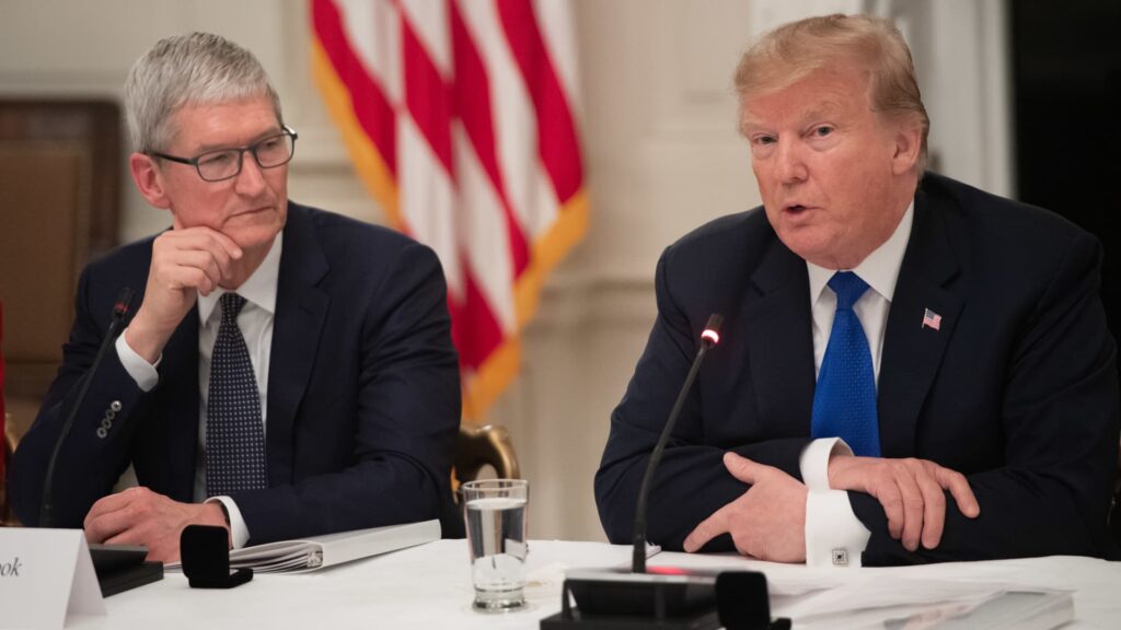 Trump told Tim Cook he doesn’t want Apple building iPhones in India